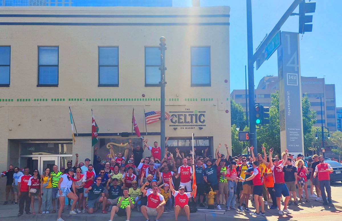 Ooh to be a Denver Gooner 🔴⚪️ <a href="/celticonmarket/">Celtic on Market & OTB</a> 

#coyg  #ARSMUN #wearerhearsenal #Denver #milehigh