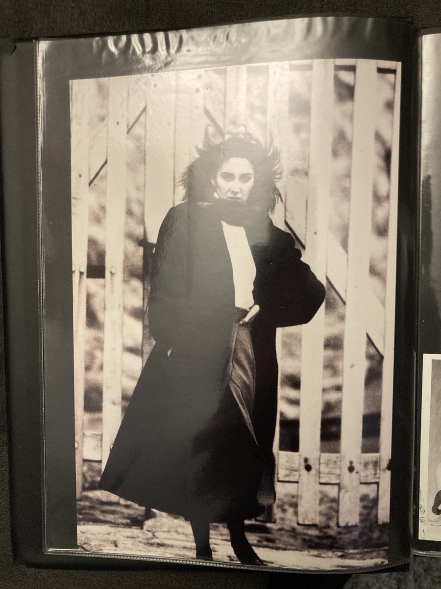 KrisBlackRose's tweet image. Oh Jesus I found my Portfolio Model Book from my very young years…. the left was a shooting in the icy wind in Saint Malo (I was freezing) and the right one for Kookai (I hated the hairdo) 😅 #modelbook
