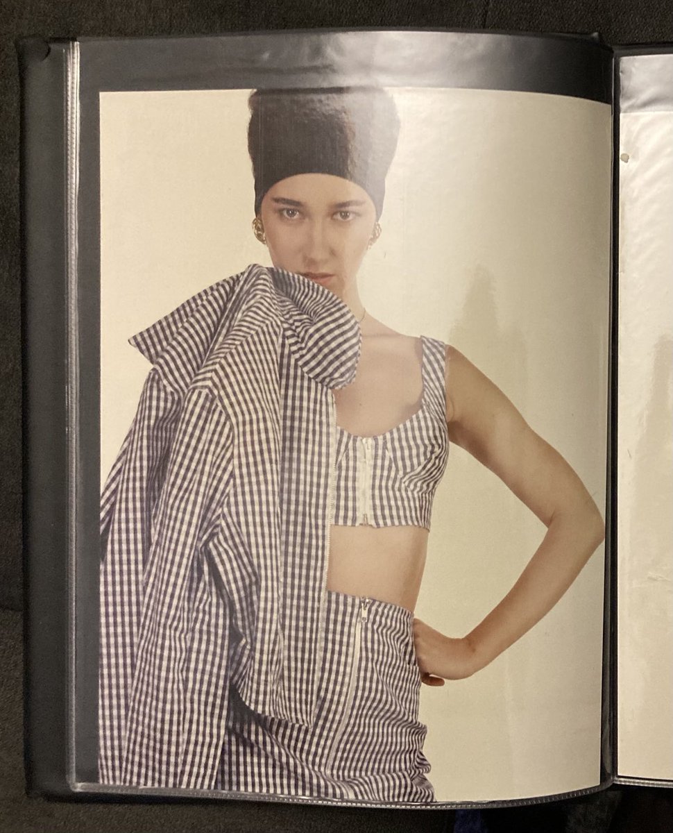 KrisBlackRose's tweet image. Oh Jesus I found my Portfolio Model Book from my very young years…. the left was a shooting in the icy wind in Saint Malo (I was freezing) and the right one for Kookai (I hated the hairdo) 😅 #modelbook