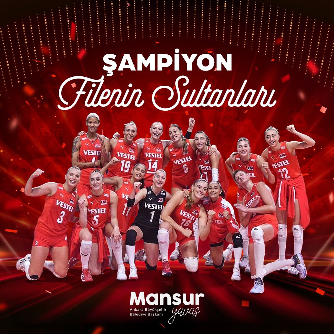 ŞAMPİYON FİLENİN SULTANLARI 🏆🇹🇷

Cumhuriyetimizin 100. yılında yaşadığımız bu büyük gurur ve mutluluk için minnettarız.