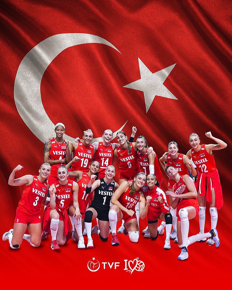 korayaydintr's tweet photo. Cumhuriyetimizin 100. yılında, çetin mücadeleler sonucunda Avrupa şampiyonluğunu kazanan ve Türk milletinin gururu olan #FileninSultanları’nı gönülden kutlar,
üstün başarılarının devamını dilerim. 

Türkiye sizinle gurur duyuyor.🇹🇷 https://t.co/4EFlCfnnjO