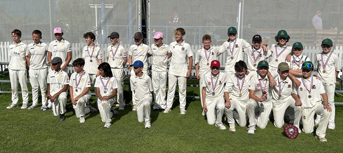 North Wales Junior League U13 CHAMPIONS @Moldcricketclub A keenly fought contest against Chester Boughton Hall. Well played both teams, some excellent skills on display