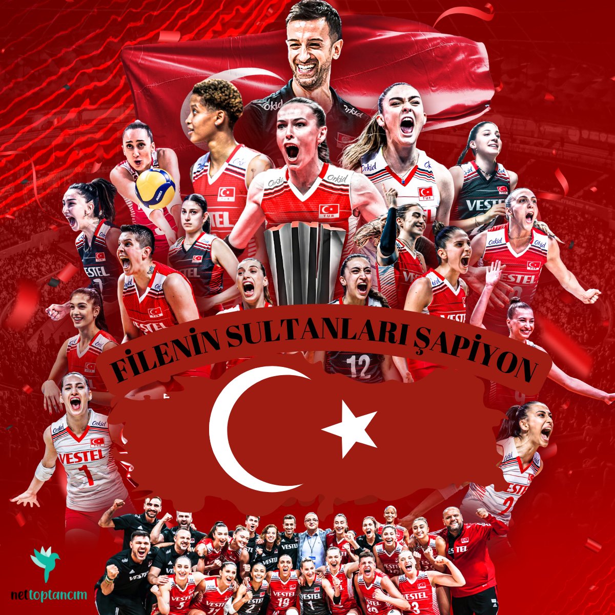 NetToptanc's tweet photo. Filenin Sultanları Şampiyon
#FileninSultanlari #şampiyon https://t.co/miYxm2q8IU
