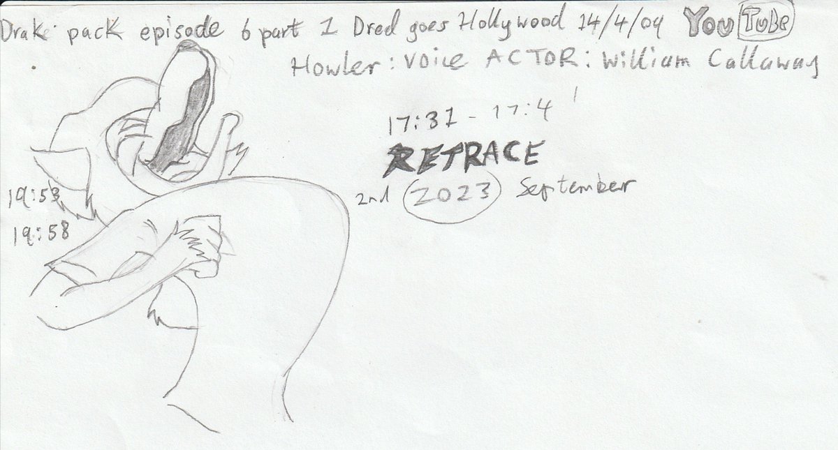 BORUEIRE's tweet photo. Sketche's of the Czech wolf from 1960 and Howler from the Hanna Barbeta's 'Drac Pack'. Anyone remember these cartoons? #hannabarnera #bigbadwolf #dracpack #inflation https://t.co/zpGQXEVMMA