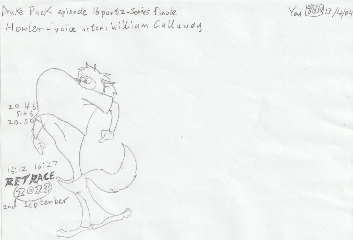 BORUEIRE's tweet photo. Sketche's of the Czech wolf from 1960 and Howler from the Hanna Barbeta's 'Drac Pack'. Anyone remember these cartoons? #hannabarnera #bigbadwolf #dracpack #inflation https://t.co/zpGQXEVMMA