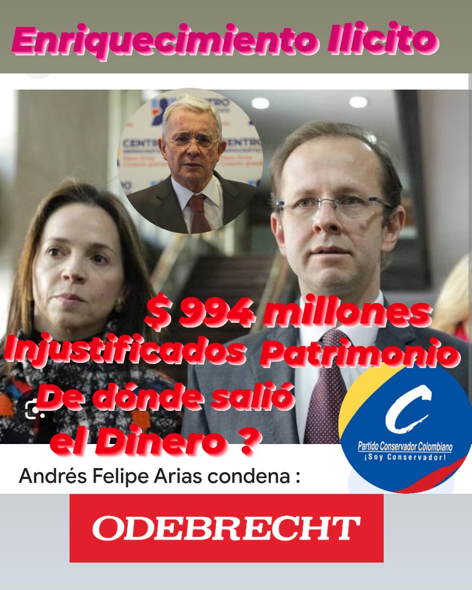 XPost1A's tweet photo. Andrés Felipe Arias recibió casi mil millones de pesos por parte de Odebrecht. Este hampón sinvergüenza no para de sorprendernos. https://t.co/aC053HJoSi