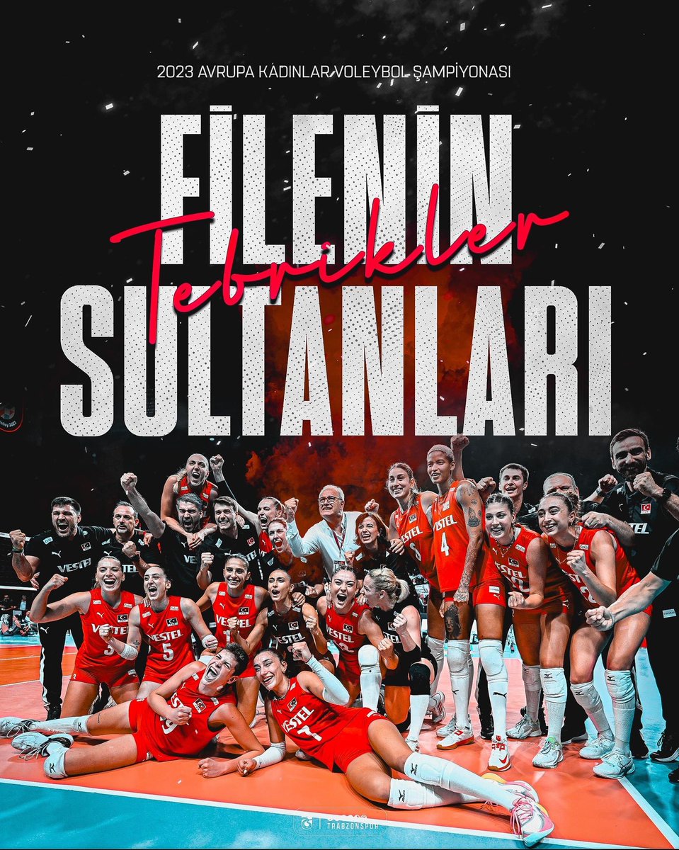 🇹🇷 CEV Avrupa Voleybol Şampiyonası finalinde Sırbistan’ı mağlup ederek şampiyon olan #FileninSultanları’nı tebrik ederiz 👏🏻