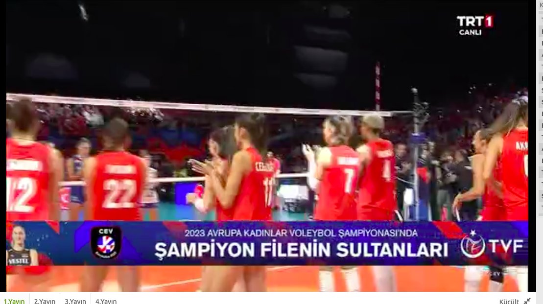 PEKI EDA'MIZIN SAMPIYONLUGU CUMHURIYETIMIZIN 100.YILINA ARMAGAN ETMESI 

GOZLERIM DOLDU !

🇹🇷🇹🇷🇹🇷
NE MUTLU TURK'UM DIYENE !
ATATURK'UN RUHU SAD OLSUN !

#EuropeanChampionship  #TURKEY