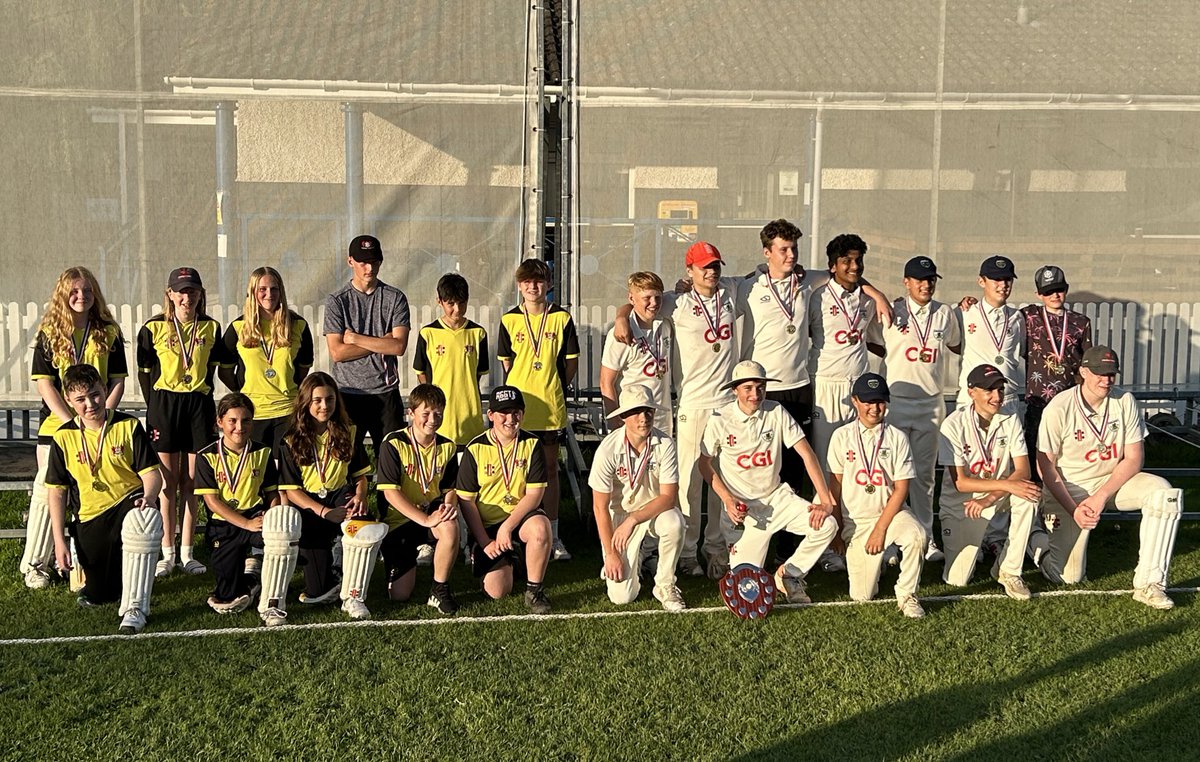 NWCL_Juniors's tweet photo. North Wales Junior League U15 CHAMPIONS! @HawardenParkCC The talented 15s side from Hawarden defeated Llandudno 15s who will have gained a lot from the experience of reaching the final. Well done to both teams https://t.co/FLevpvHPqK