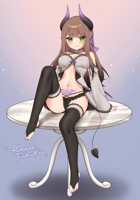 Comm for  Thank you for requesting! #digitalart #oc 