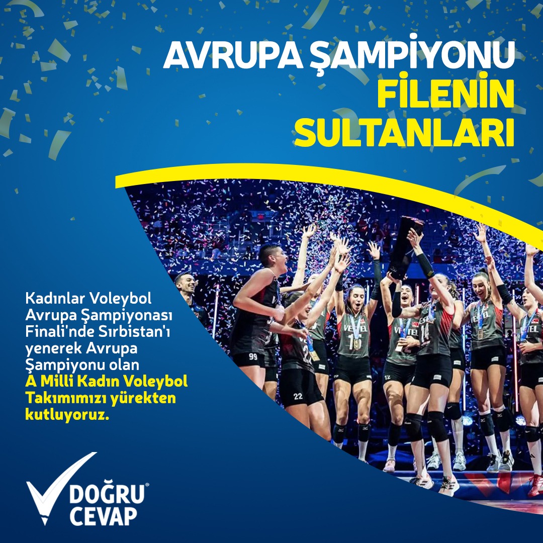 FİLENİN SULTANLARI AVRUPA ŞAMPİYONU !!!! #fileninsultanları #Avrupa #şampiyon #Türkiye #DoğruCevap