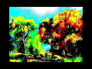 TLtwg's tweet photo. Found some #ZXSpectrum #art , on my drive for your eyes to enjoy. 
Top left- Foundation by #FreeWind 
Top right- Dizzy in Hell by #UltimateMaster  
Bottom left- (don’t  have any information about this)
Bottom right- Vega Solaris Loading screen by,,,….. https://t.co/aoDprMjrtI