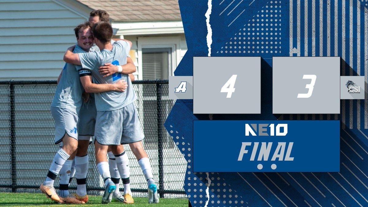 GoAssumptionU's tweet image. Peter Hasund scored the game-winner in the 87th minute to lift men’s soccer over the College of Staten Island, 4-3 Sunday afternoon
#LetsGoHounds #HoundNation #NE10EMBRACE #d2soccer #d2msoc #DII50