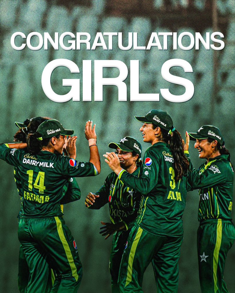 What a day for our girls! It’s onwards and upwards from here 👏🏼

#IamGAME #PAKWvSAW