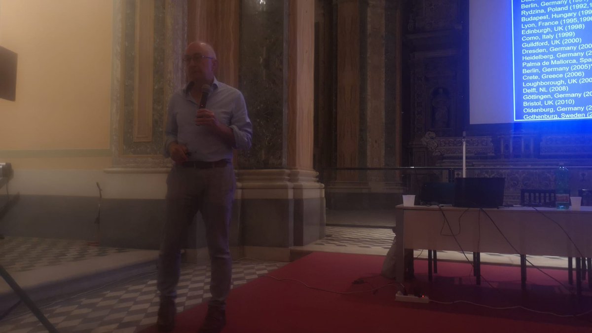 days_europe's tweet image. Fantastic public lectures by Eckehard Schöll &amp;amp; Theo Geisel on the history and development of #DynamicsDaysEurope! Thank you! (bonus: a historic email by Predrag Cvidanovic @chaaosbook)