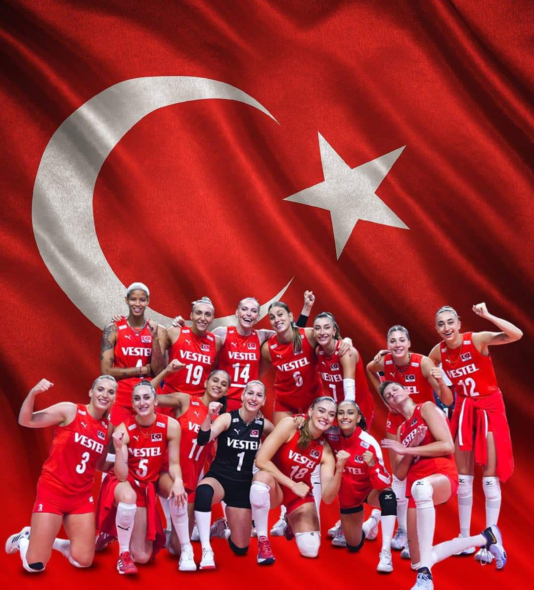 Tebrikler filenin sultanları #Turkiye #FileninSultanlar #vargas