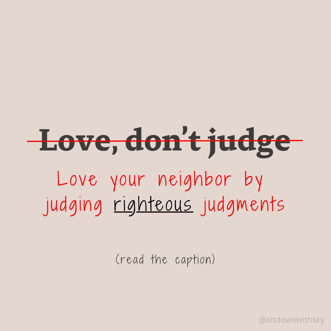 _sky_sorensen_'s tweet photo. There are few platitudes less informative than “love, don’t judge.” 

It’s such an unhelpful phrase, especially because of the implicit message so often tied to it.

I get variations of this platitude as a common response to my online advocacy. 1/6 https://t.co/gQvkX1O2Y6