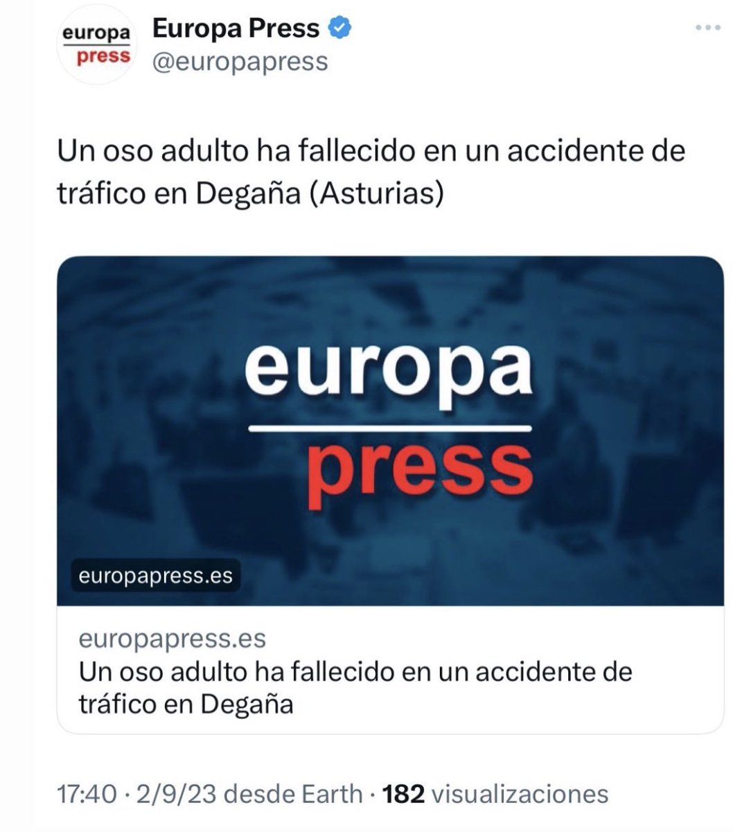 A ver <a href="/DGTes/">Dir. Gral. Tráfico</a>, a mí me quitáis el carnet y a un oso le dejáis conducir? Así pasa lo que pasa...