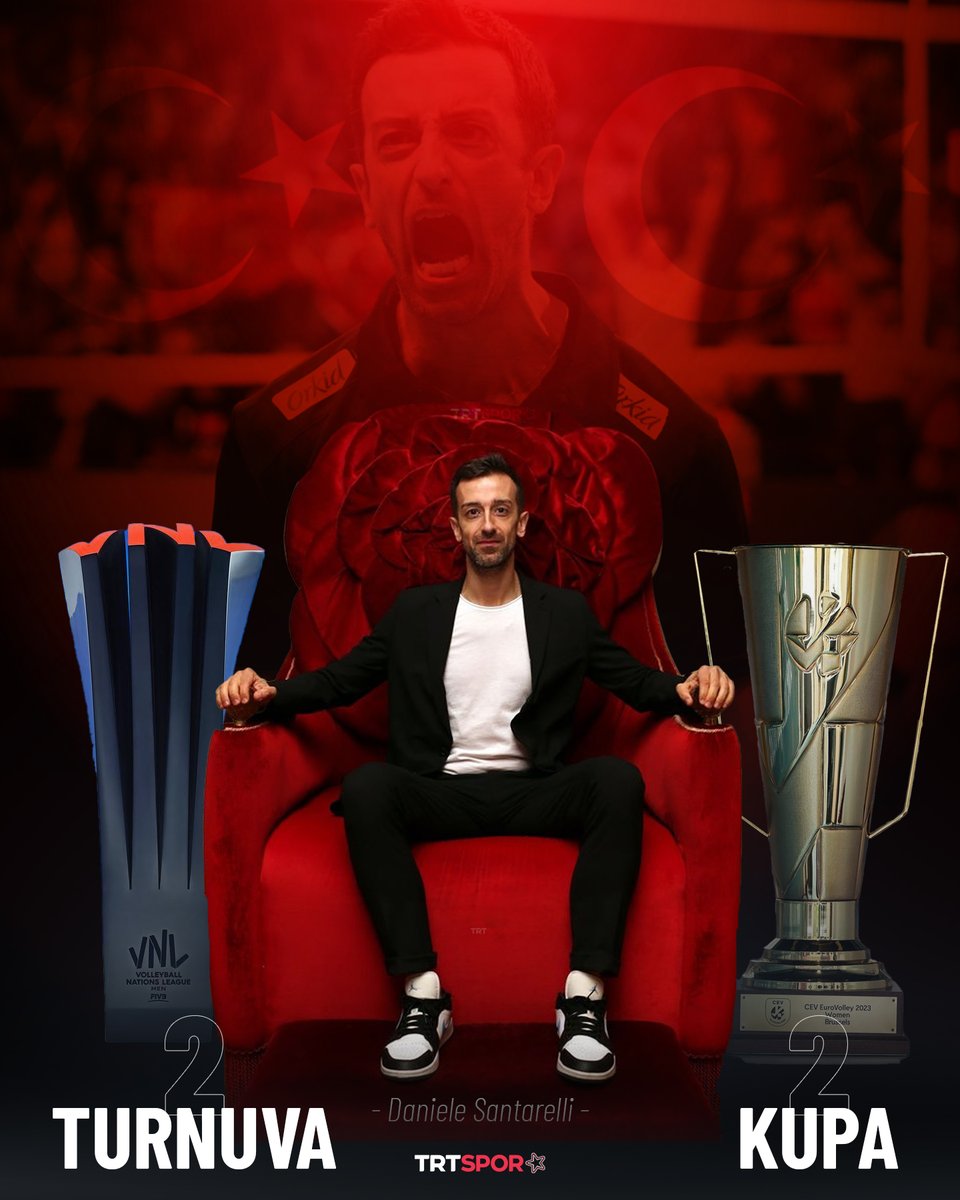 🏆 İki turnuva, iki kupa.

🇹🇷 Saygılar hocam. #DanieleSantarelli