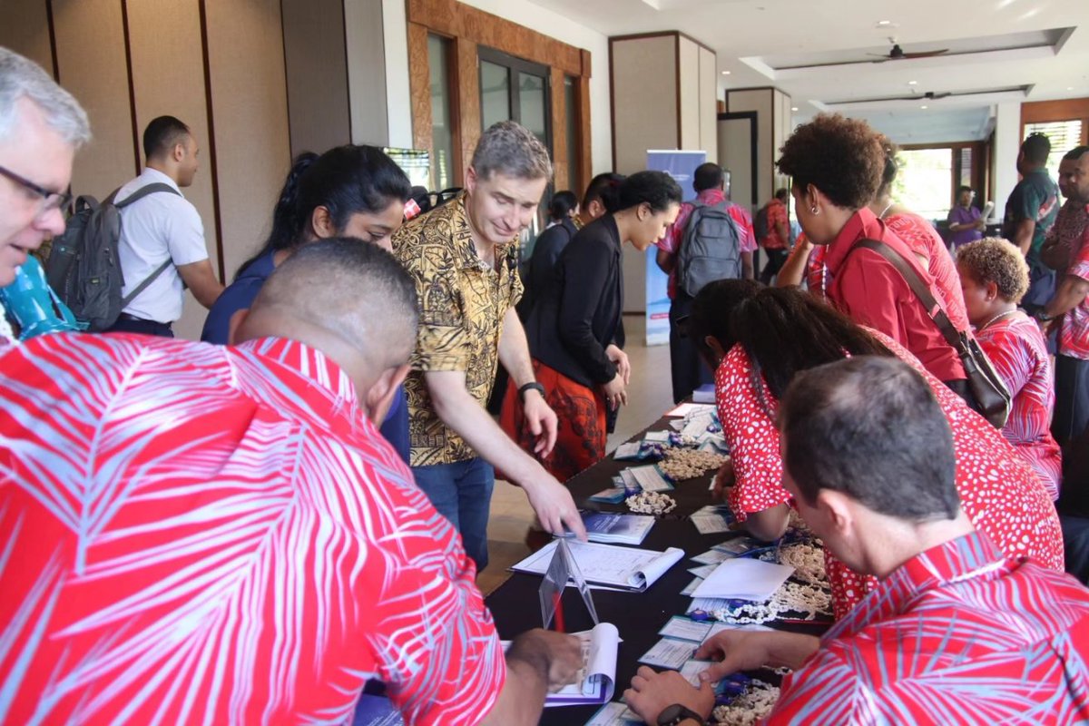 FNUFiji's tweet photo. 📌 Participants arriving at the Sofitel Fiji Resort and Spa to register for the Pacific Islands Health Research Symposium 2023.
#PIHS #FNU #Medicine #CMNHS #Health #Pacific #Symposium #ResearchChallenge https://t.co/b6CLOQ8zNQ