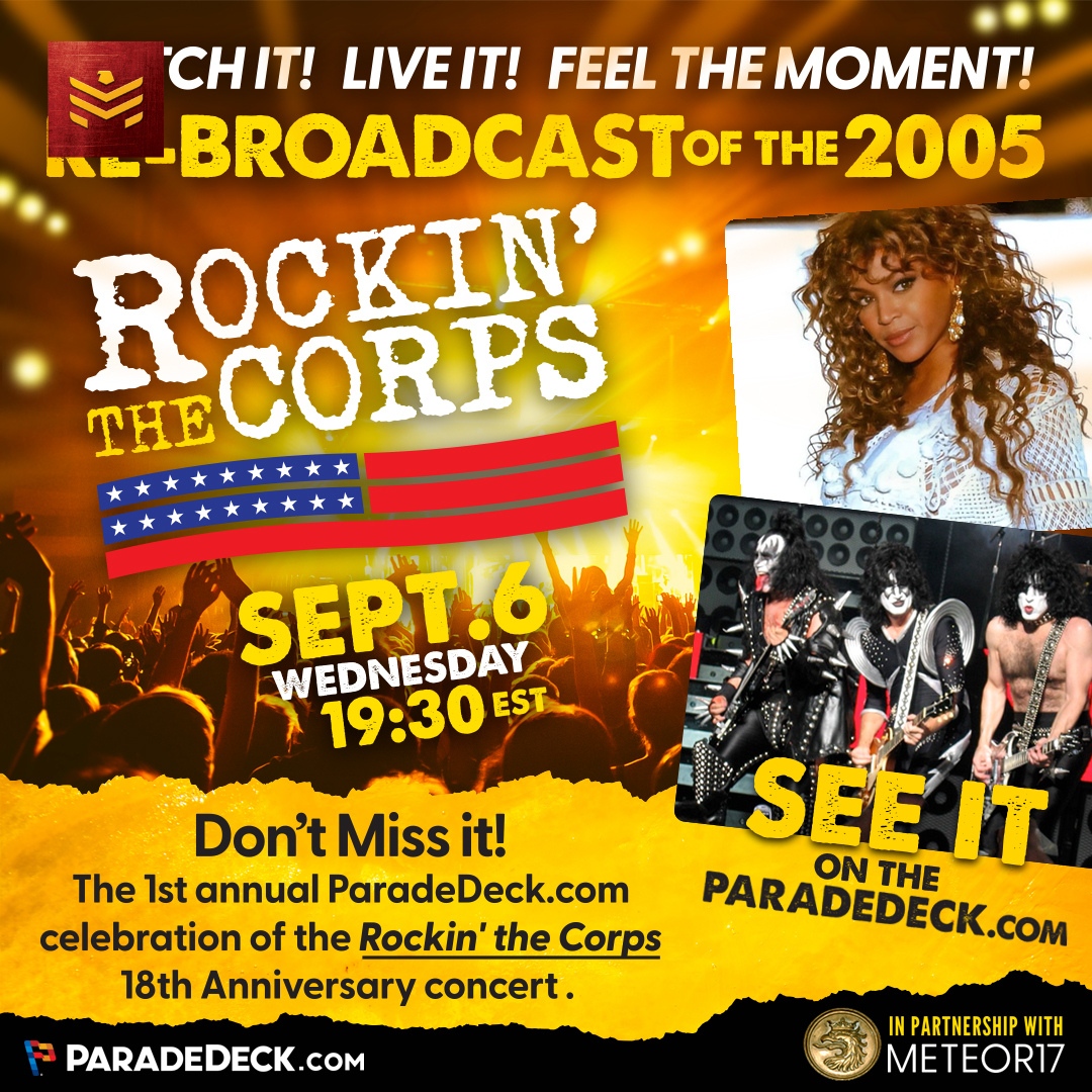 MarineOCSBlog's tweet photo. 🎸 Rockin' the Corps 2005: Relive the Tribute! Celebrate the 18th anniversary of this monumental concert on the Parade Deck!  📣 Were you there at the original concert? Give us a shout! Join the nostalgia, join the tribute! https://t.co/WXKMH51Eqq https://t.co/4seDq0JY54