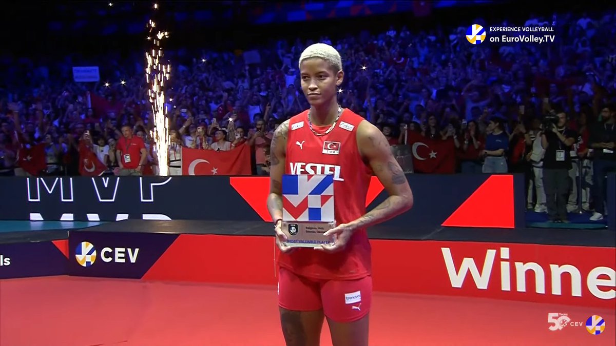 🇹🇷Melissa Vargas #EuroVolley2023'ün en değerli oyuncusu seçildi

#FileninSultanları