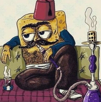 sweatyhairy's tweet photo. chill so hard on sundays i feel like turkish spongebob https://t.co/ob1t8KbqCA
