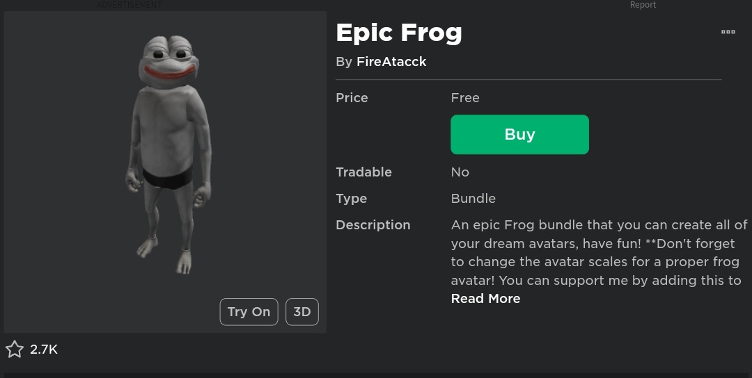 LET'S GOOO🥳
New bundle available, it will be available for 2 minutes, have time to pick it up ‼️‼️
Link 🔗roblox.com/bundles/4609/E…