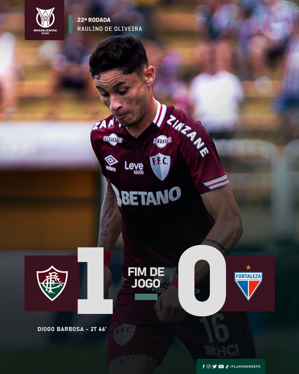 FluminenseFC's tweet photo. VEEEEEEENCE O FLUMINENSE! Com gol de Diogo Barbosa, o #TimeDeGuerreiros vence o Fortaleza por 1 a 0 no Raulino de Oliveira! 🇭🇺🇭🇺🇭🇺🇭🇺🇭🇺🇭🇺🇭🇺 https://t.co/MxzTnv8460