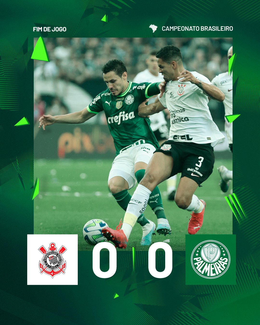 FIM DE JOGO: Corinthians 0x2 PALMEIRAS - Palmeirense Online