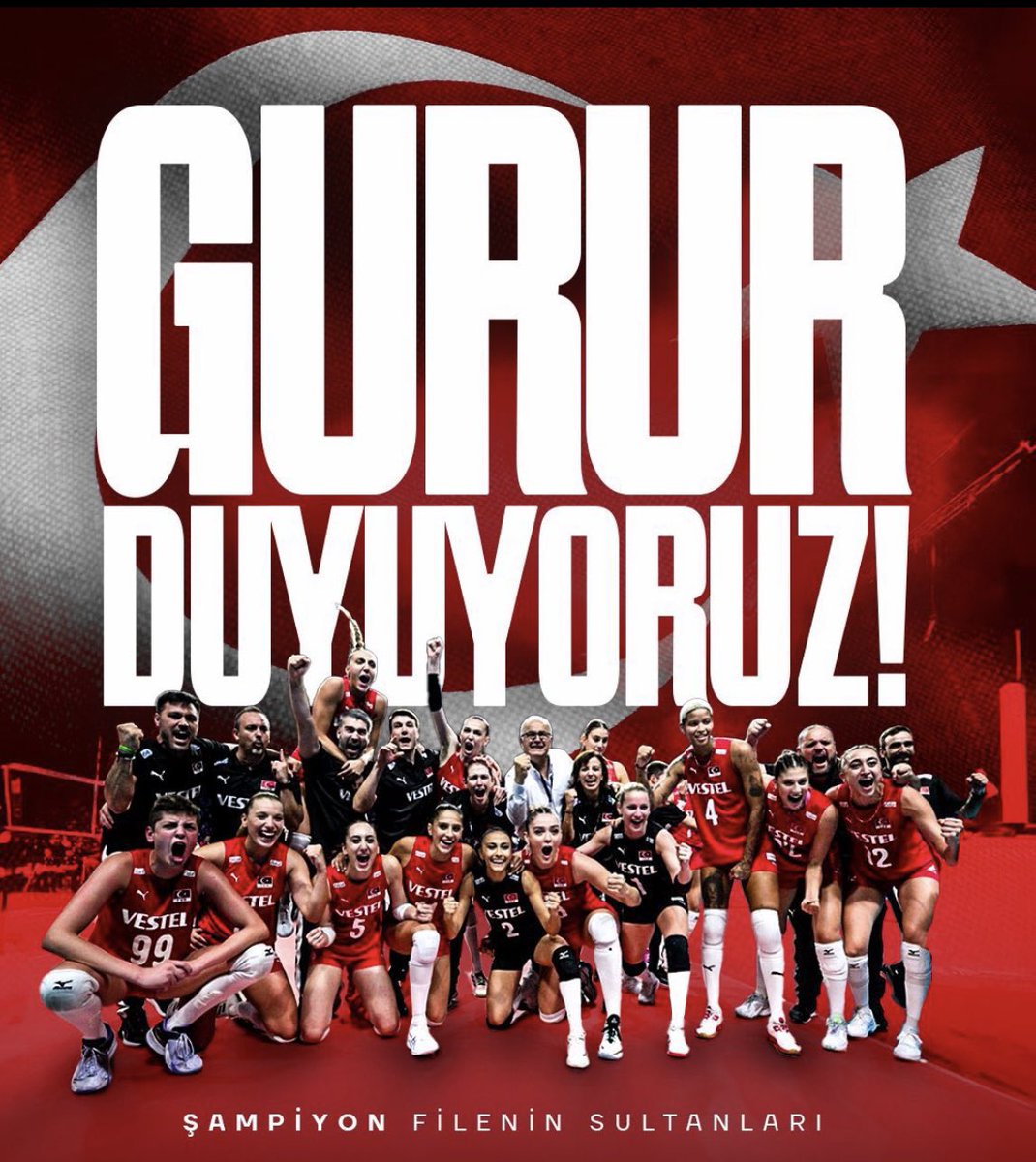 ilkerdalci's tweet photo. Champion Türkiye  #EuroVolley2023 https://t.co/c9938y4QSN