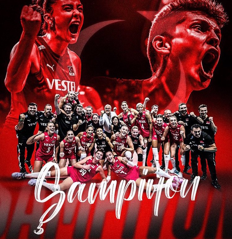 AVRUPA ŞAMPİYONU TÜRKİYE
Filenin Sultanları Harikasınız.Turkiye sizinle gurur duyuyor,Tebrikler👏👏👏👏👏👏👏👏👏👏👏👏