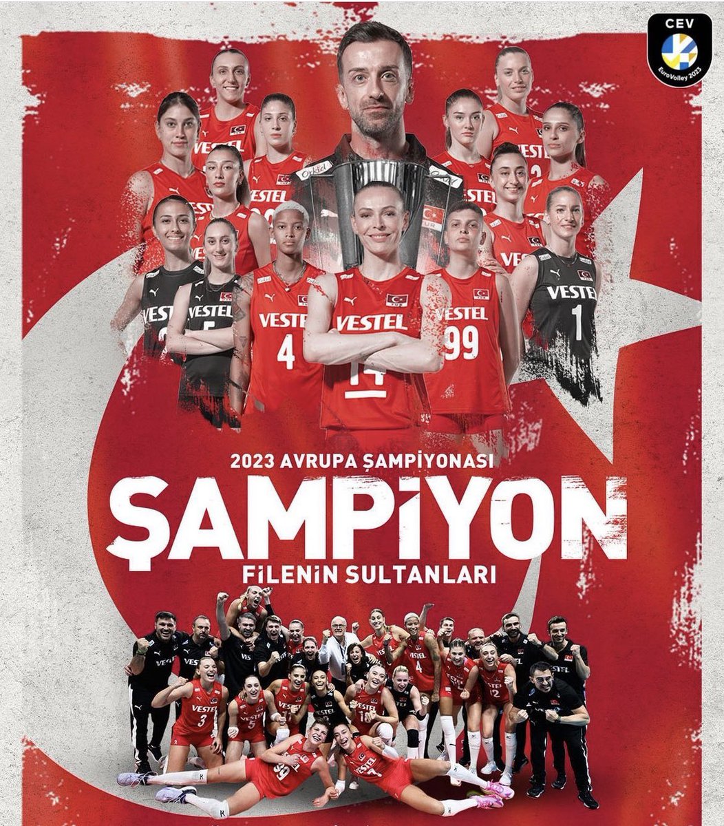 busekayacan's tweet photo. Avrupa Şampiyonu Türkiye!🇹🇷 https://t.co/fJHu8PB1Xw