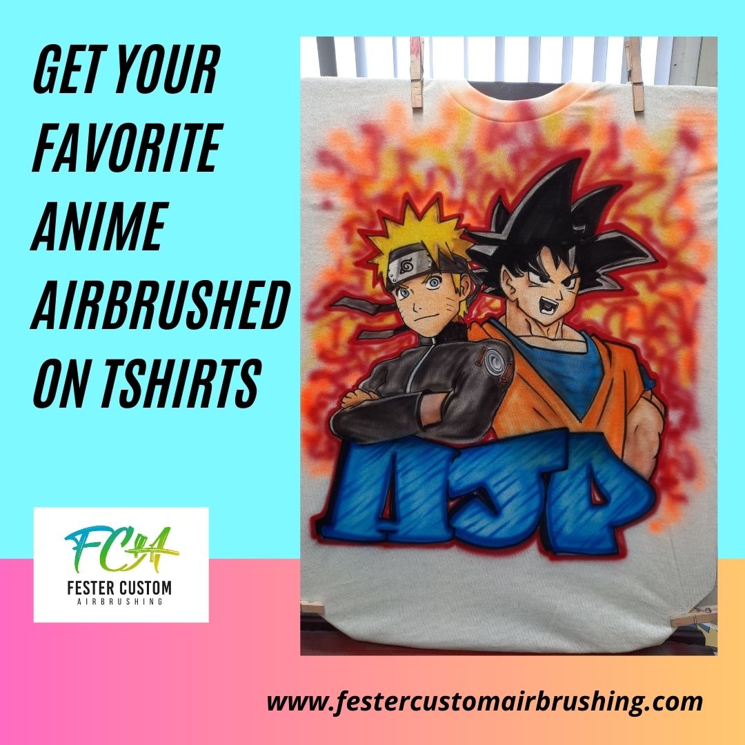 festercustomart's tweet image. Wear Your Anime Love! 

Get Your Favorite Characters Airbrushed on T-Shirts!

Order yours today! buff.ly/47enVm0 

#partyfavorsforkids #custompartyfavors
#partyfavors #entertainmentlife
#liveparty #livepartyentertainment