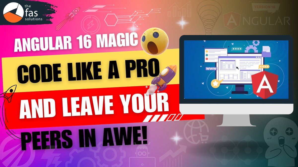 thefassolutions's tweet photo. Angular 16 Magic: Code Like a Pro and Leave Your Peers in Awe!

https://t.co/zNog5shX8s

#Angular #WebDevTips #FrontEndDevelopment #CodingMagic #WebAppPerformance #SEOFriendlyApps #TechTutorials https://t.co/MMHhBNNr8V