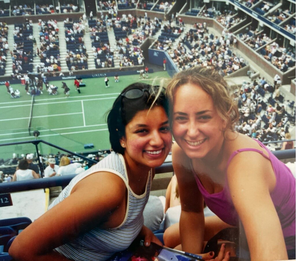 ShikhaJainMD's tweet photo. Check out my @usopen #USopen through the years. #VarsityTennis @pcmustangalum https://t.co/c1ZcG3nQg2