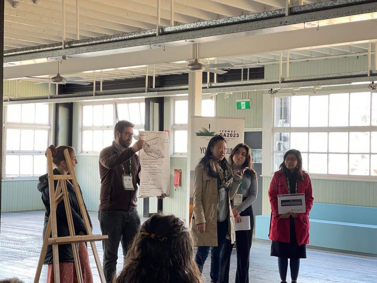 Our Research Assistant, Sharpay Wu <a href="/WuSharpay/">Sharpay Wu</a> took part in the #ga2023youthforum as a part of <a href="/Icomos_GA2023/">ICOMOS GA2023</a> for the past three days. Sharpay learned new and valuable insights from a range of workshops and delegates from around the world on <a href="/CockatooIsland/">Cockatoo Island</a> 

Well done, Sharpay!