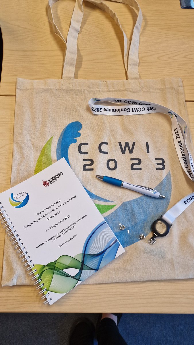 We are conference-ready...are you?
#ccwi23 #computing #control #water #industry #today