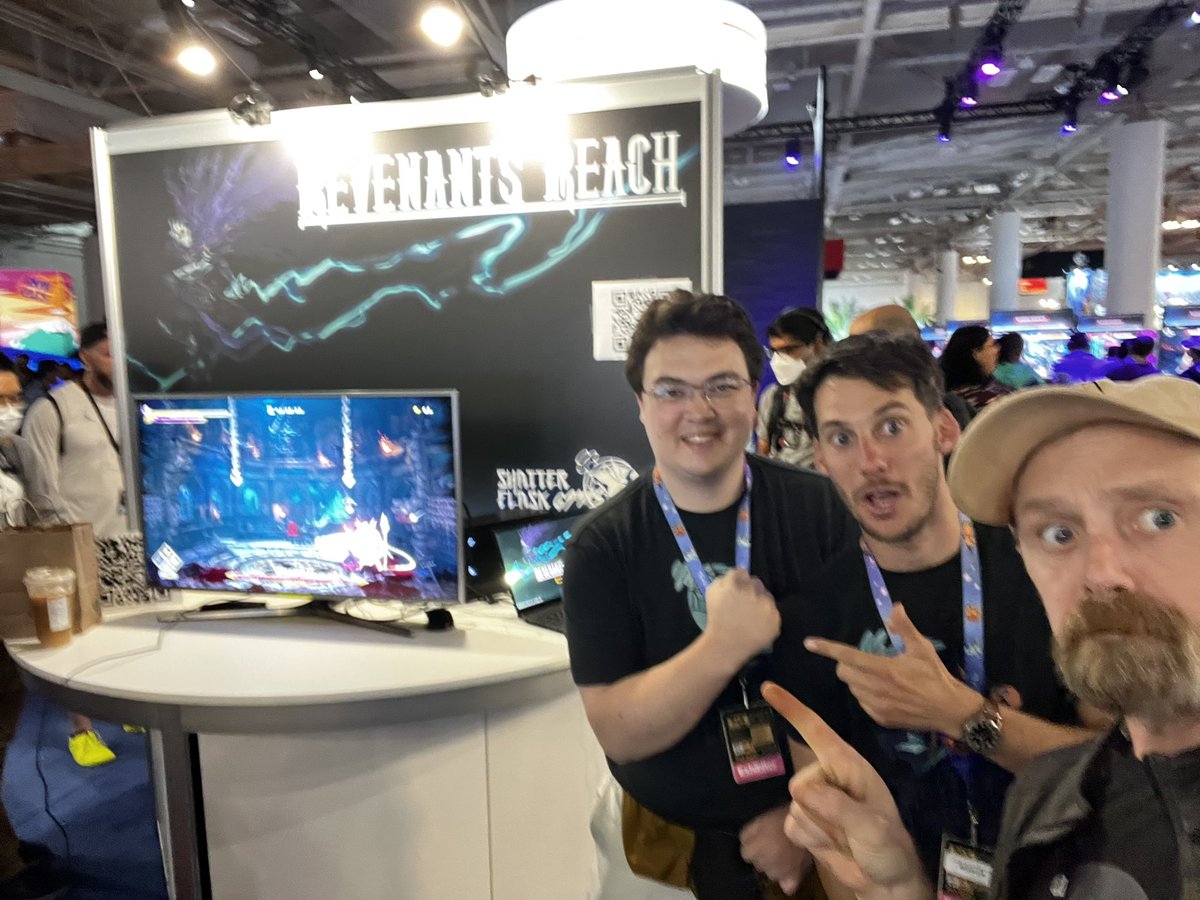 Serellan's tweet photo. When you visit PAX Rising, be sure and check out some #UnrealEngine powered action-platforming with Revenant’s Reach @revenantsreach! #indiegames https://t.co/MHHMwUeaq0