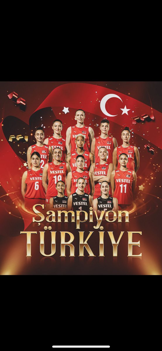 Tebrikler Türkiye! 🇹🇷👏🏼

#EuropeanVolleyball