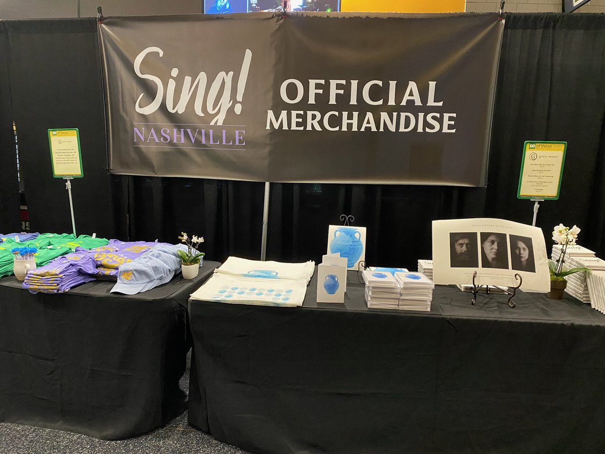 10ofthoseusa's tweet photo. We’re excited to be here in Nashville for #Sing23 with @gettymusic! 🎶📚
Attendees—be sure to come visit us in the bookstore this week, or shop online at https://t.co/XsWZeuXhob! https://t.co/tDZpMxGLot