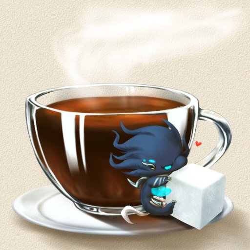 kirdy0814's tweet photo. Chibi Nidus, sugar, and coffee☕ https://t.co/W2vxcAoN5k