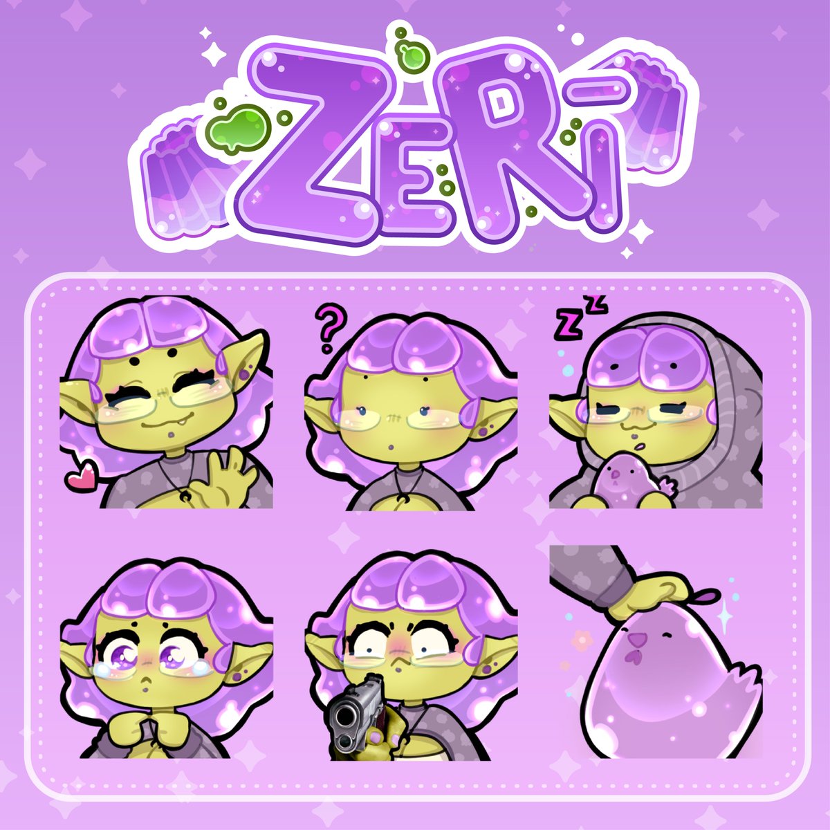 Poopie_pie_'s tweet photo. Allow me to introduce Zeri with some emotes UwU more on this project coming soon!
And IF you'd want some idk...emotes 👀 you can always check my website uwu https://t.co/YpnqOLUMy0