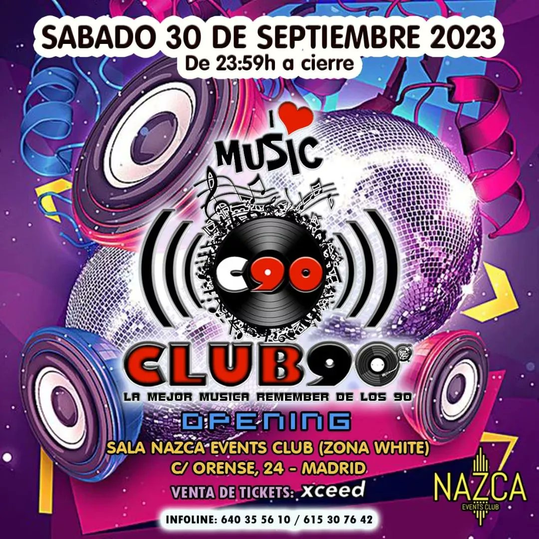 TomaBumping's tweet photo. 🎉 Nueva fiesta: Opening Club90 @ Nazca Club: https://t.co/3n3vYcKe3G

#agendadefiestas #fiestasdelnorte #NazcaClub #OpeningClub90 https://t.co/oVi0Lhvlv2