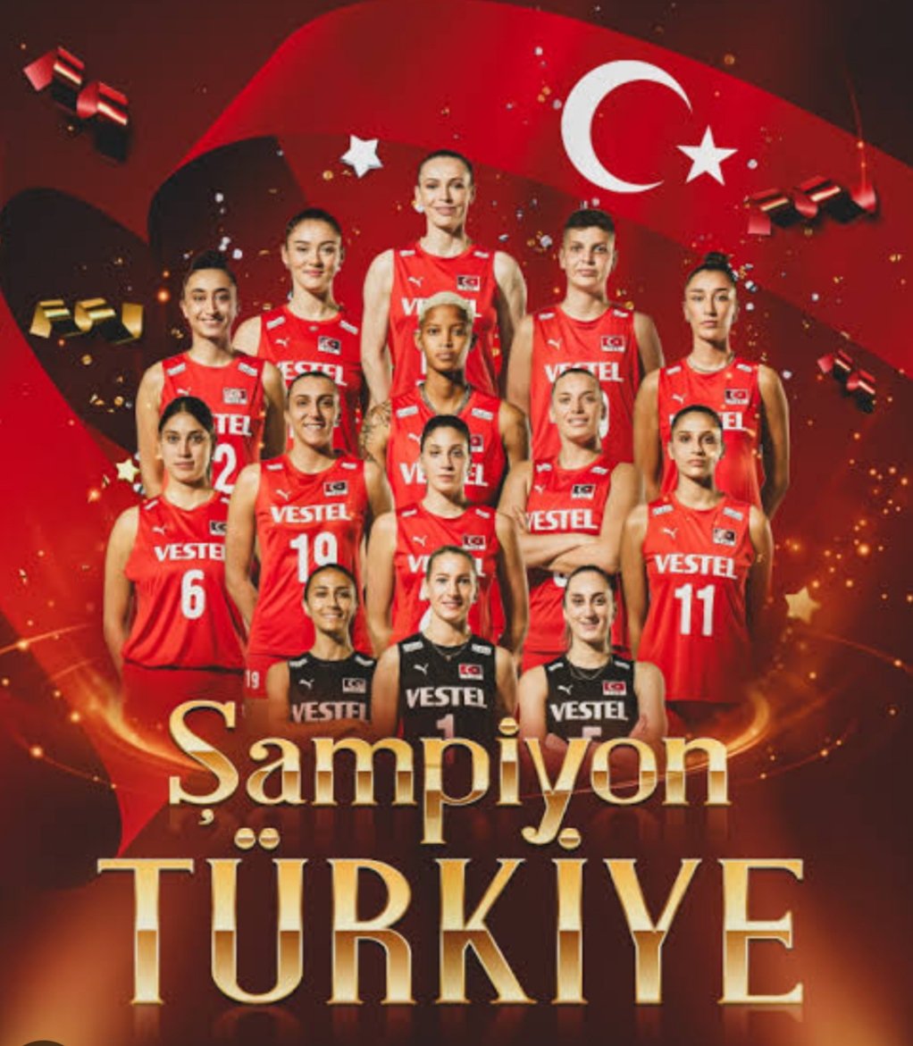 Bizlere bu gururu yaşatan filenin Sultanlarını gönülden  tebrik ederiz👏 Türk kadınlarımızın gücünü tüm dünyaya gösterdiniz sizler ile gurur duyuyoruz 🇹🇷