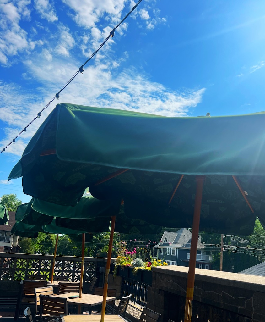 Sorry Folks! Our rooftop patio will be closed tonight due to the heat. Please join us indoors instead. Our martini bar perhaps?