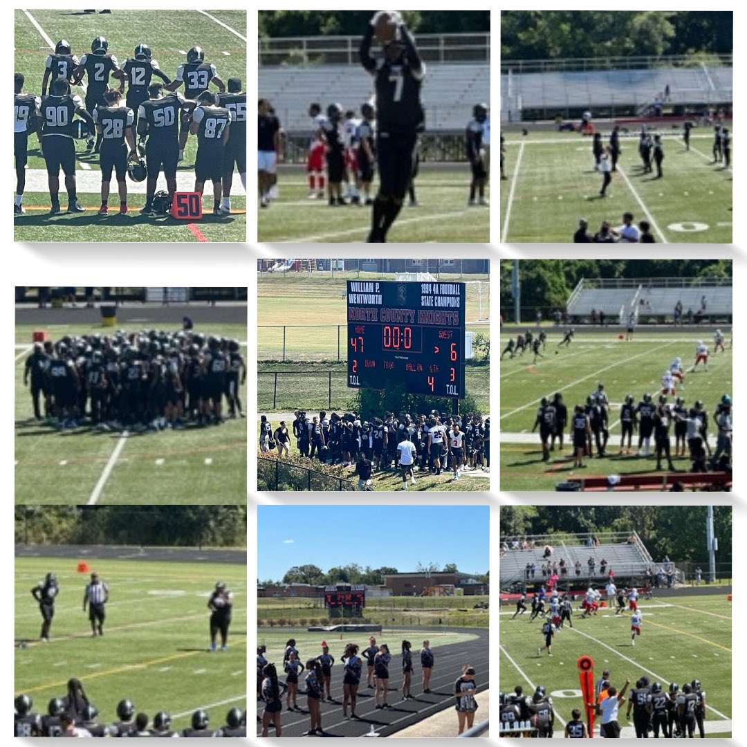 JV football knocking out a big win against Lansdowne 47-6. What a way to start the season #footballszn #knightsnation