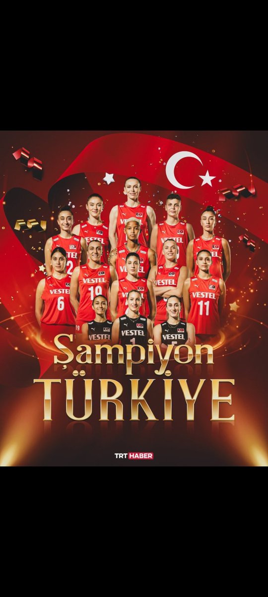 Tebrikler kızlar... Bize kupa çok yakışıyor...
🇹🇷🇹🇷🇹🇷🇹🇷🇹🇷