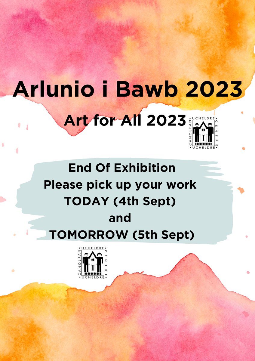 CanUcheldreCtr's tweet image. #ArtForAll2023  #ThankYouForSupporting #Pickup #DiolchAmEichCefnogaeth