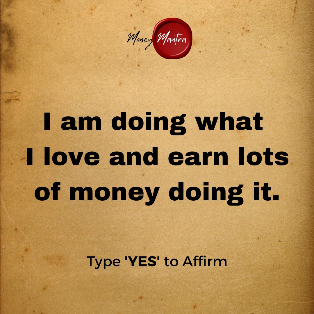 imoneymantra's tweet photo. Type 'YES' to Affirm!!! https://t.co/LXAfF4eb2X